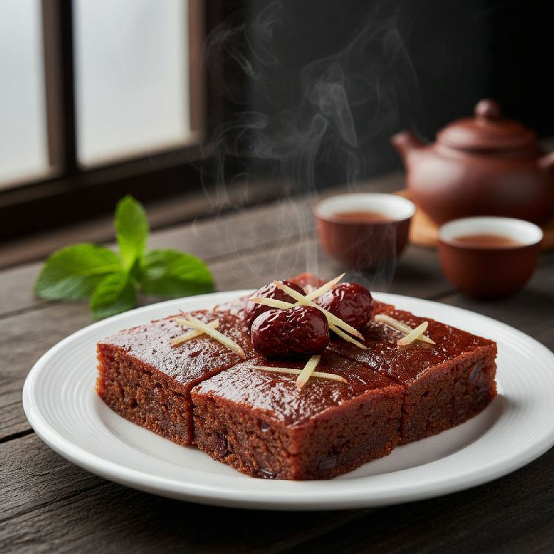 Steamed Red Date Cake