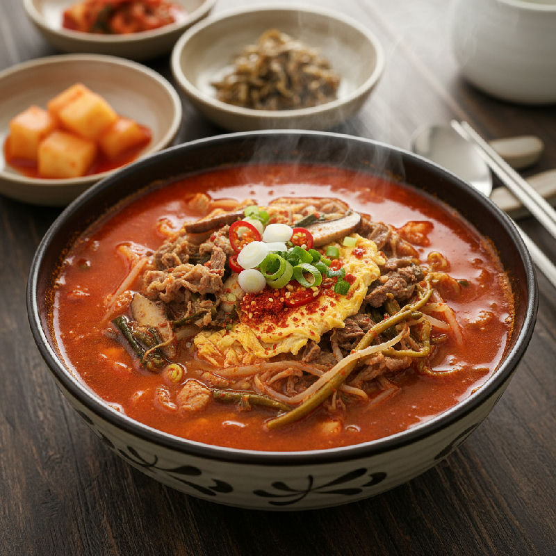 Spicy Beef Soup (Yukgaejang)