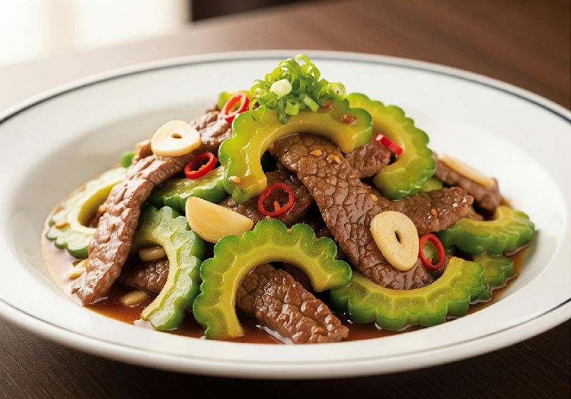Stir-fried Beef with Bitter Melon