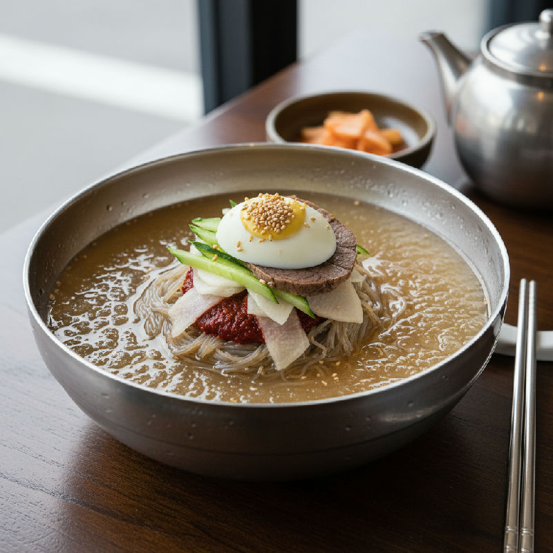 Naengmyeon (Korean Cold Noodles)
