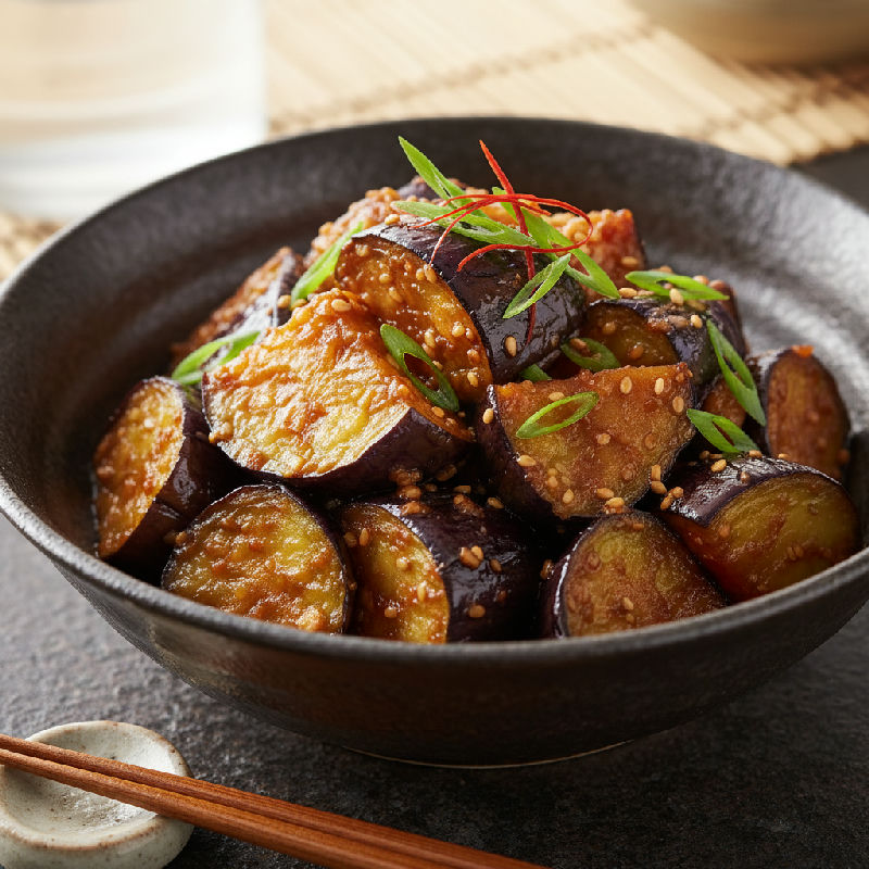 Stir-fried Eggplant with Miso