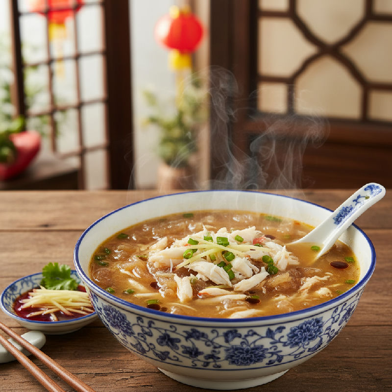 Fish Maw Soup with Crab Meat