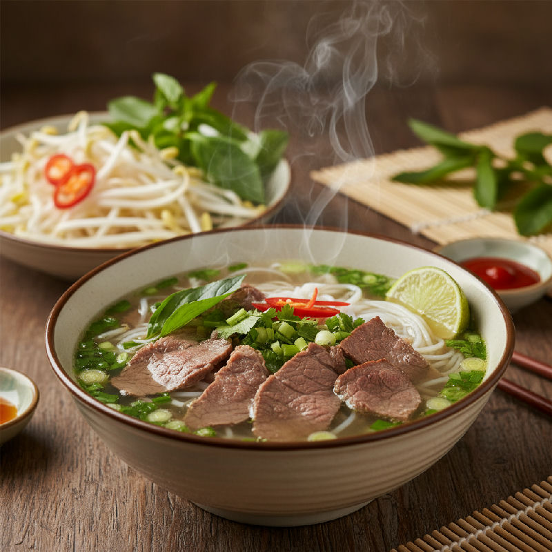 Phở Bò (Vietnamese Beef Noodle Soup)