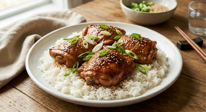 Five-Spice Soy Sauce Chicken Thighs
