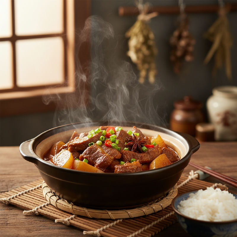 Braised Beef Brisket with Turnips