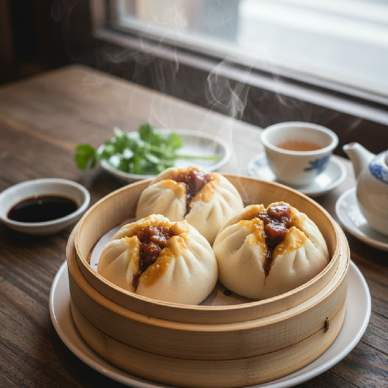 Honey BBQ Pork Buns