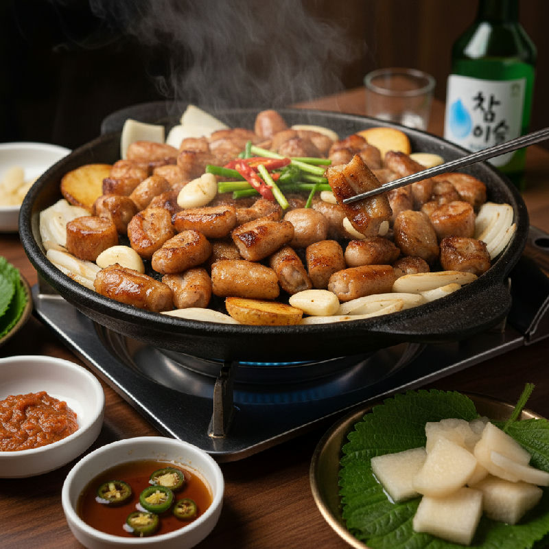 Korean Grilled Intestines (Gopchang)