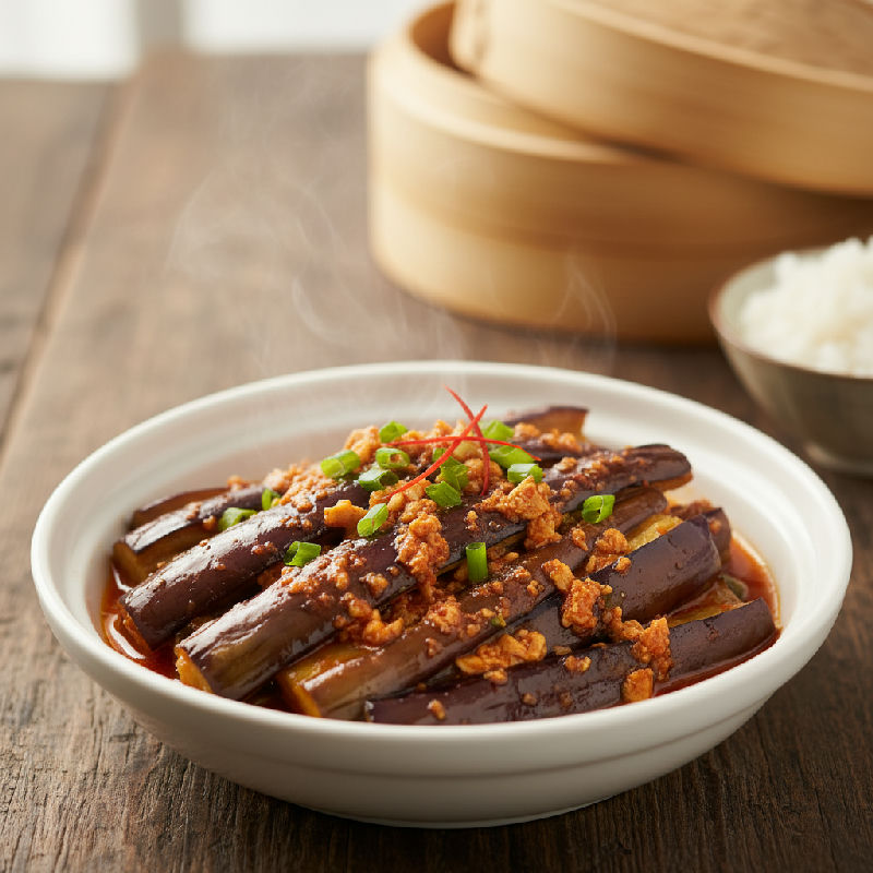 Steamed Eggplant with Fermented Tofu