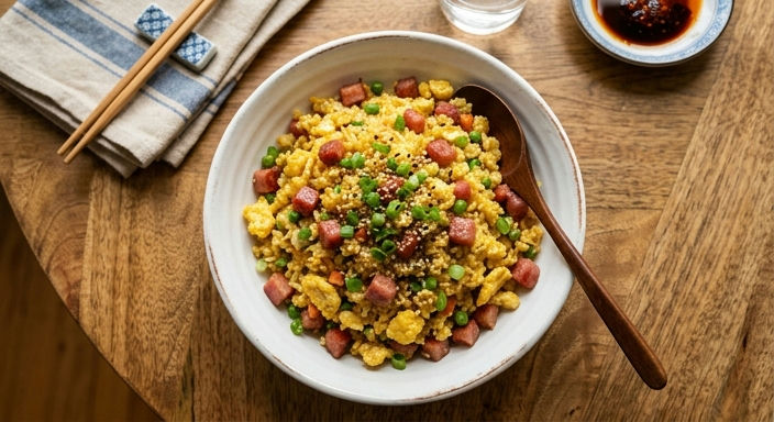 Egg Fried Rice with Lap Cheong