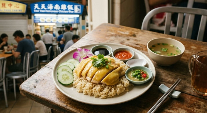 Hainanese Chicken Rice