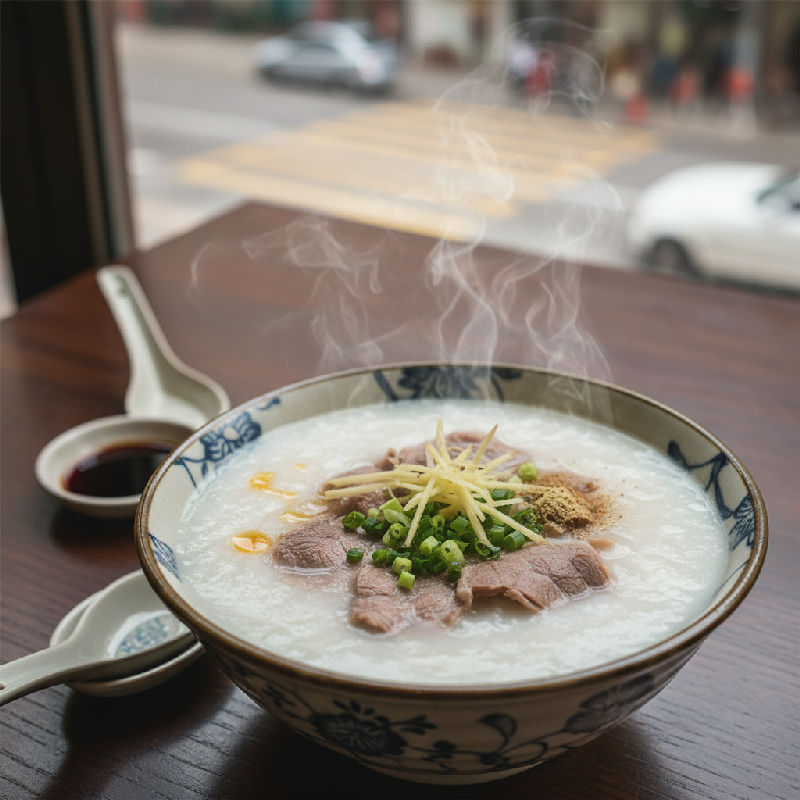 Congee with Sliced Beef