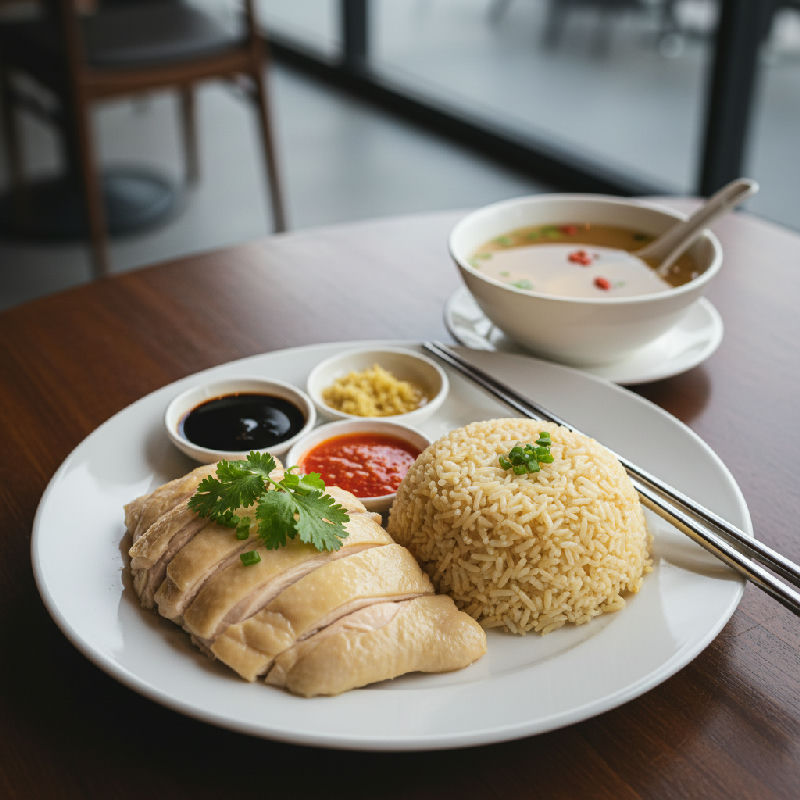Hainanese Chicken Rice