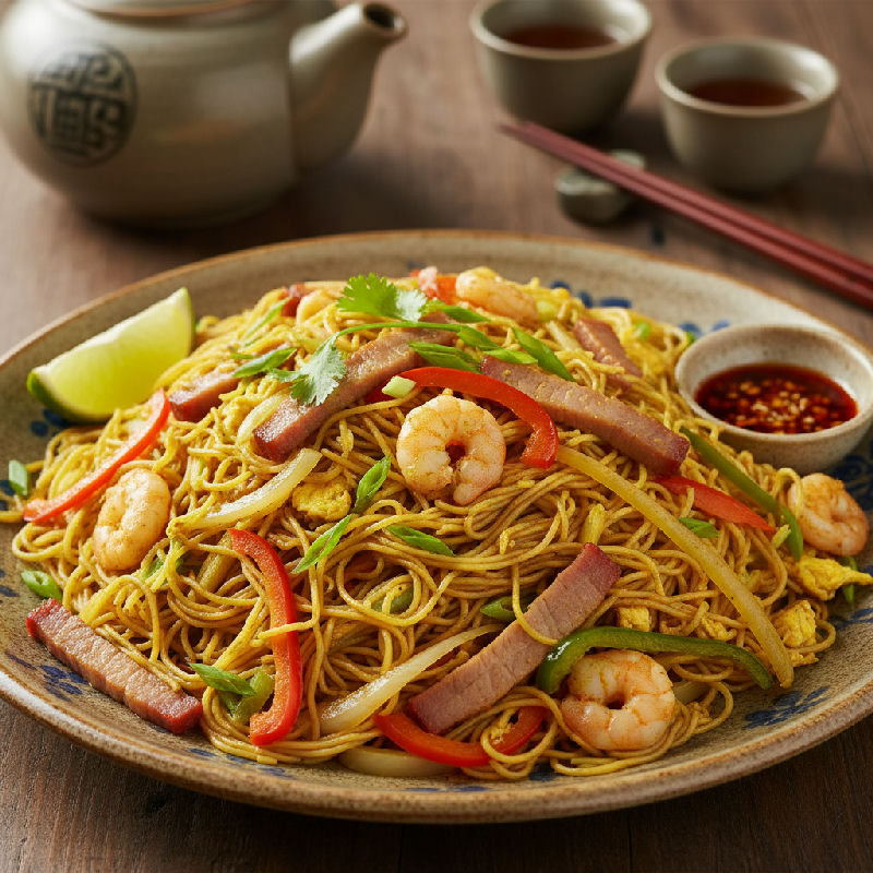 Singapore Style Fried Vermicelli