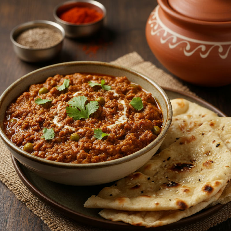 Keema (Indian Minced Lamb Curry)