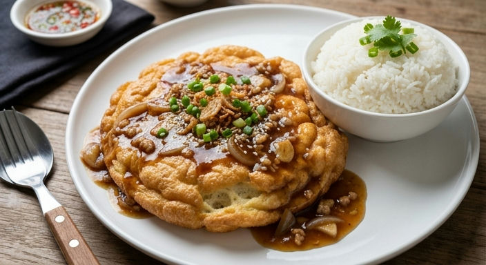 Oyster Sauce Egg Foo Young