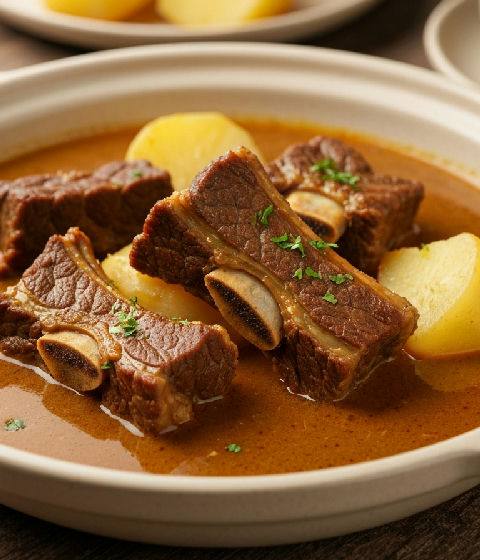 Cantonese Beef Ribs Curry with Potato