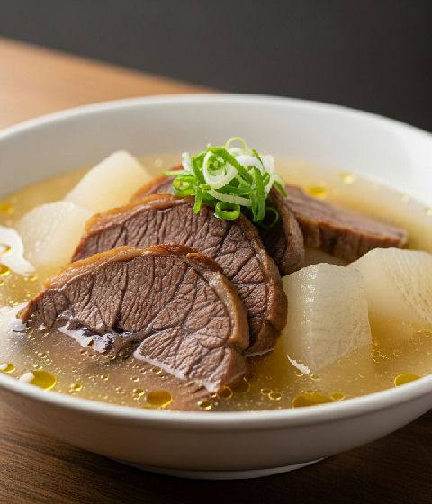 Beef Brisket in Clear Broth with Daikon