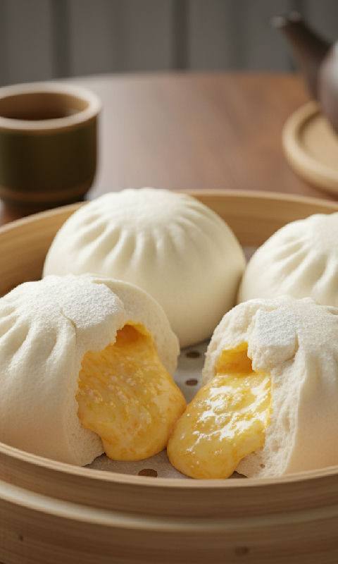 Molten Custard Buns