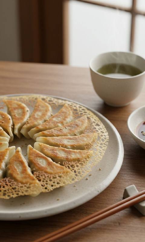Pan-fried Gyoza
