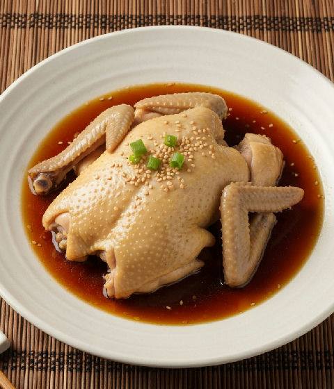 Steamed Chicken with Sand Ginger Powder