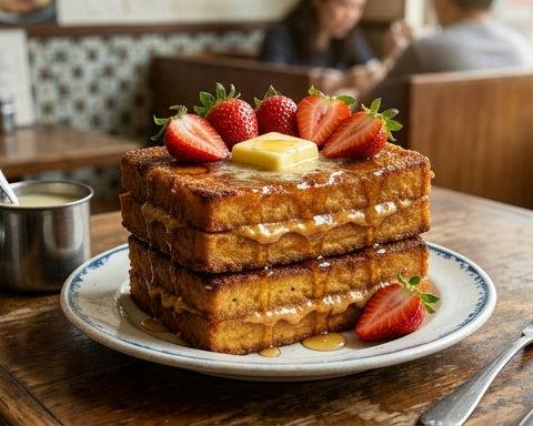 Hong Kong French Toast with Peanut Butter