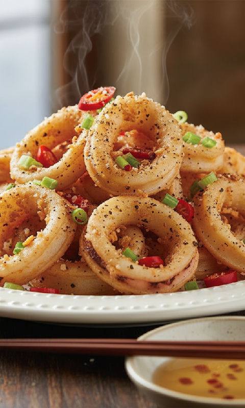 Deep-fried Squid with Spicy Salt