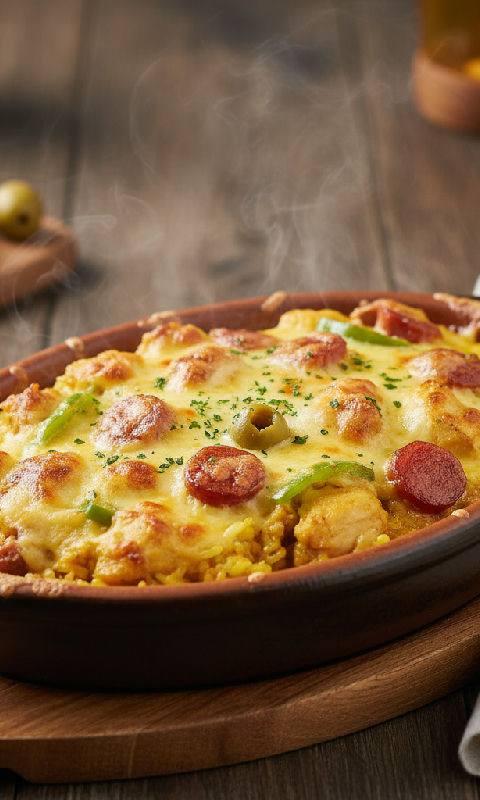 Portuguese Chicken Baked Rice