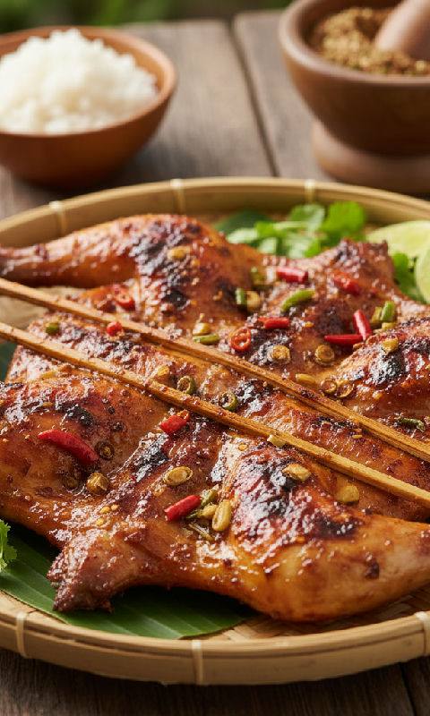 Ping Gai (Laotian Grilled Chicken)