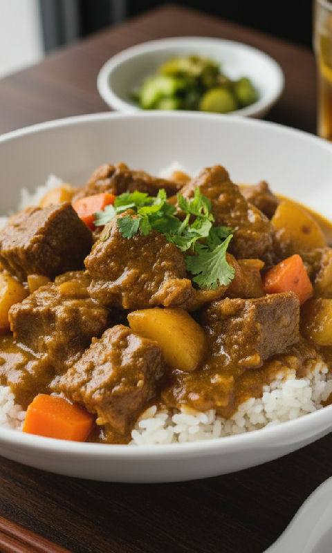 Curry Beef Brisket Rice