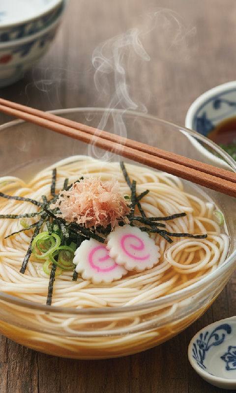Somen Noodles with Tsuyu Dipping Sauce
