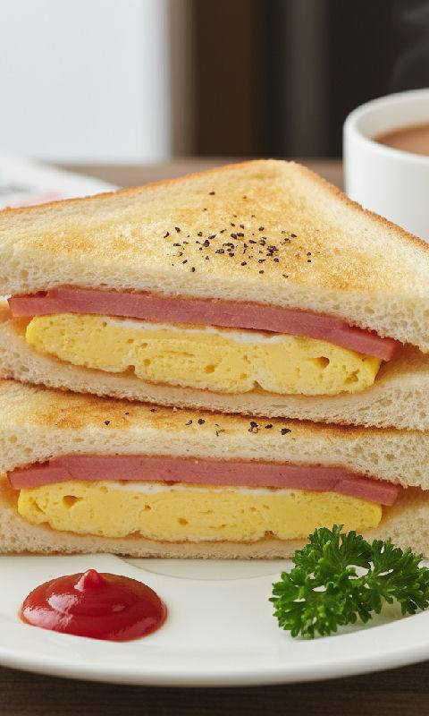 Ham and Egg Toast