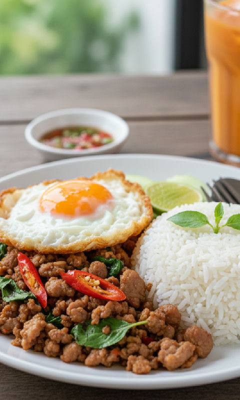 Pad Kra Pao (Thai Basil Pork)