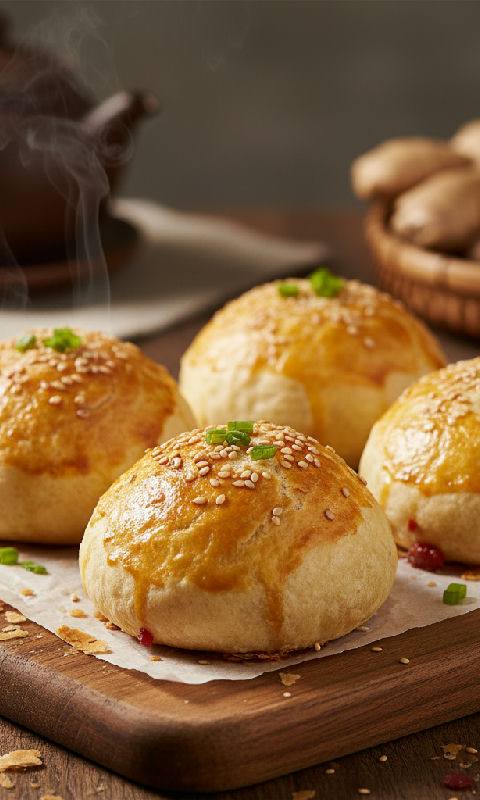 Baked BBQ Pork Pastries