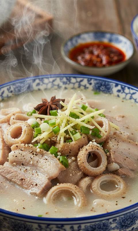 White Pepper Pork Tripe Soup