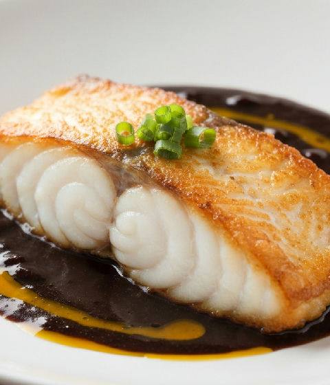 Pan-fried Cod Fillet with Black Bean Sauce