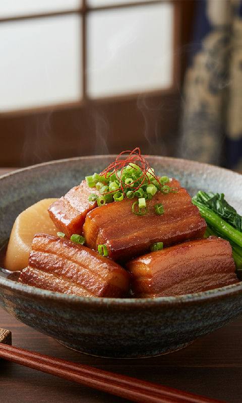Braised Pork Belly (Buta Kakuni)