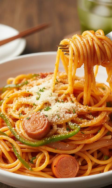 Naporitan (Japanese Ketchup Pasta)