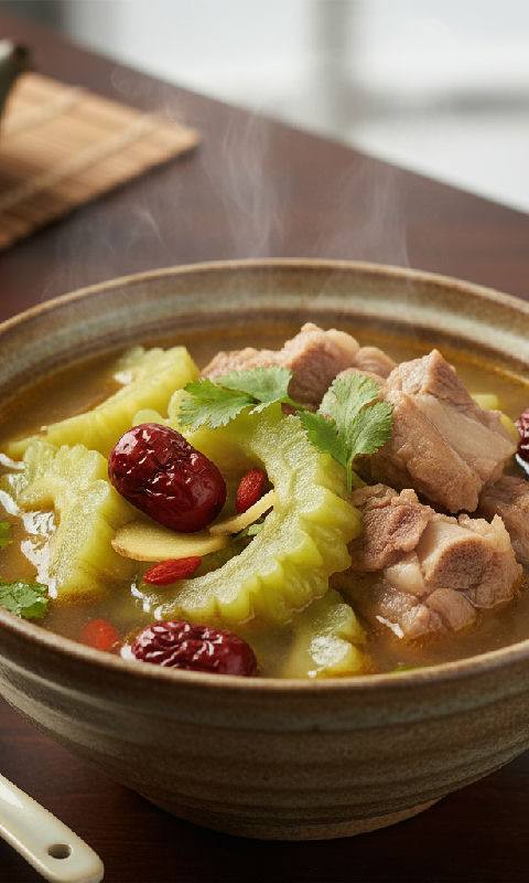 Chayote and Dried Dates Pork Bone Soup