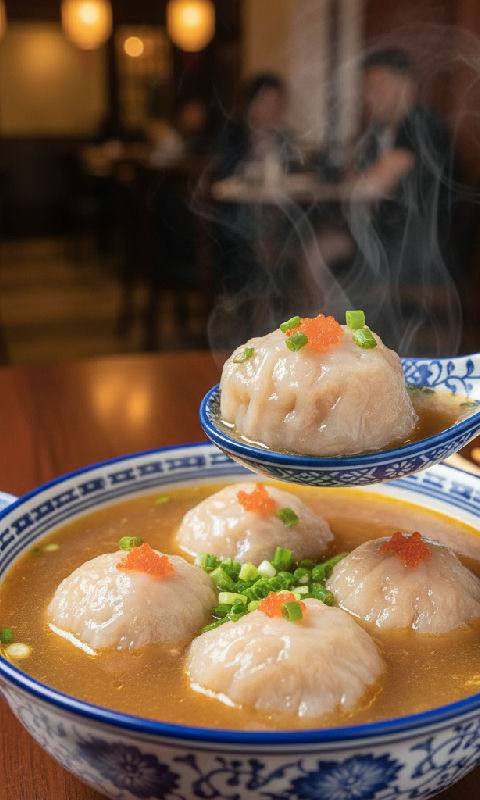 Shark Fin Soup Dumplings