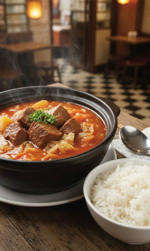 Hong Kong Borscht with Rice