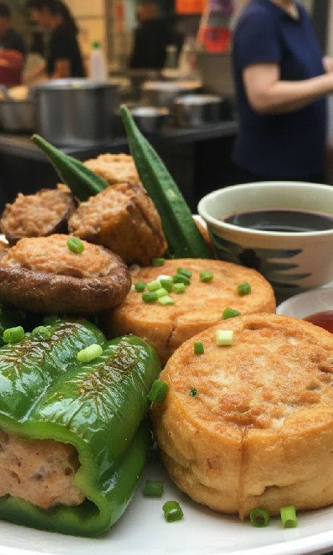 Fried Stuffed Three Treasures