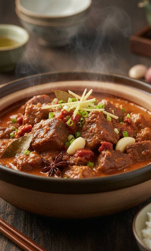 Braised Beef Flank with Fermented Bean Curd