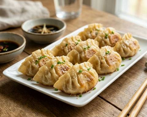 Egg and Chive Dumplings