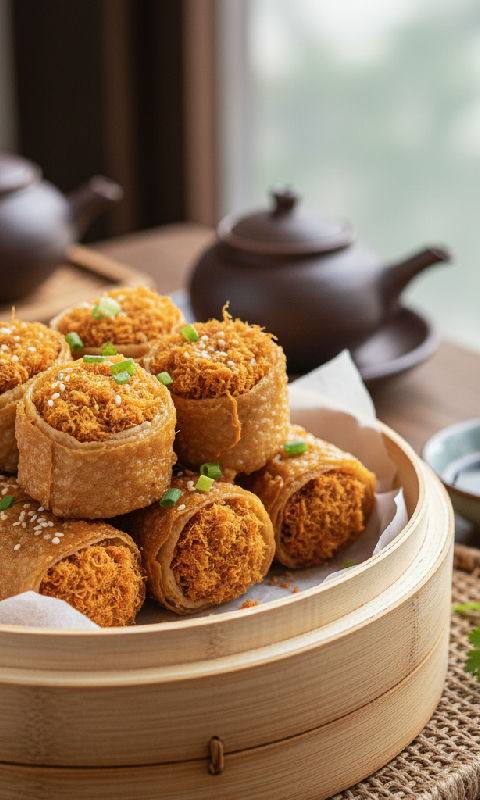 Chicken Shreds Roll