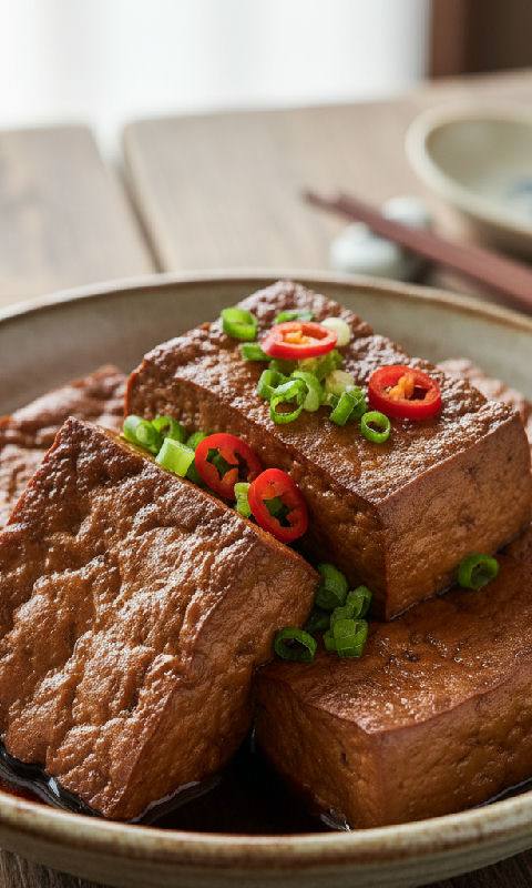 Braised Tofu in Master Stock