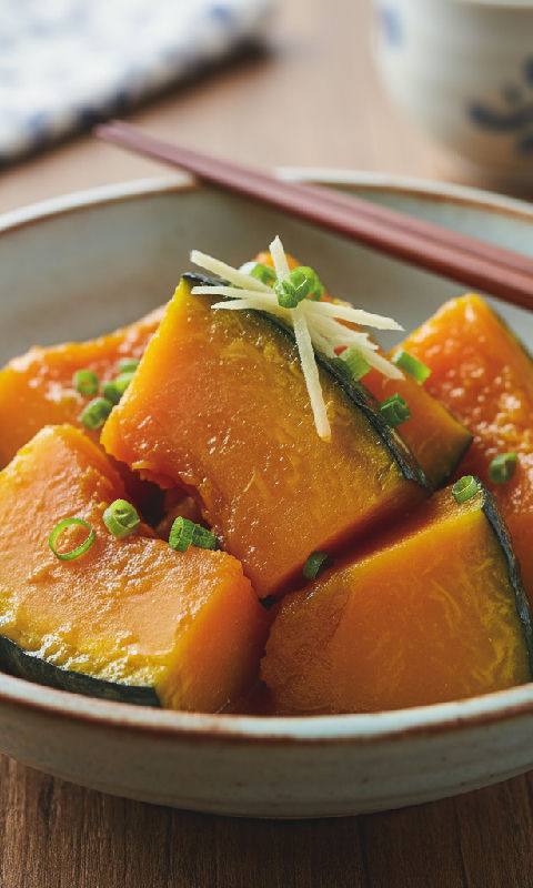 Kabocha no Nimono (Simmered Kabocha Squash)