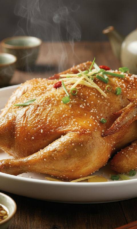 Salt-Baked Chicken