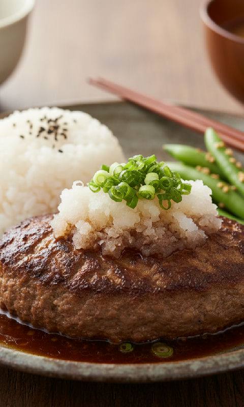 Wafu Hambagu (Japanese-style Hamburger Steak)