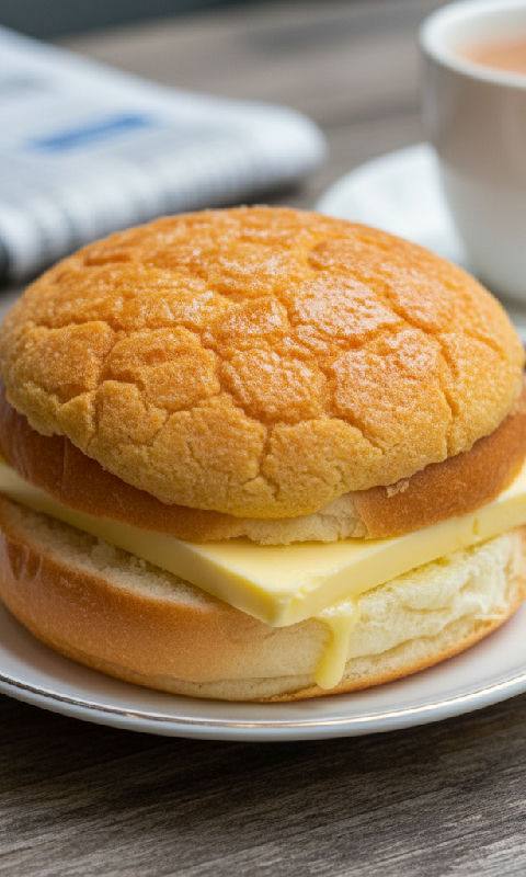 Pineapple Bun with Butter