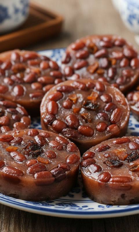 Red Bean and Tangerine Peel Pudding
